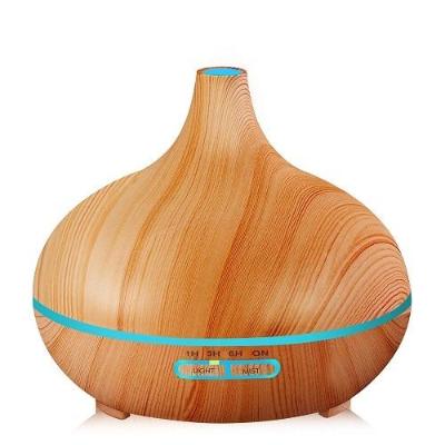 Hydrocomfy Wood Humidifier W/ 7 Color Led Lights